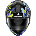 Shark Ridill 2 Raging Beast Motorcycle Helmet - Black Blue Green