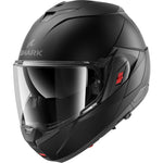 Shark Oxo Blank Mat Flip Front Motorcycle Helmet - Matt Black