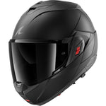 Shark Oxo Dark Shadow Flip Front Motorcycle Helmet - Matt Black