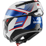 Shark Oxo Sikter Flip Front Motorcycle Helmet - White Chrome Blue
