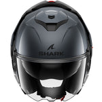 Shark Oxo Blank Flip Front Motorcycle Helmet - Gun Metal