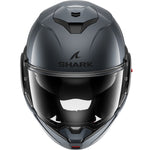 Shark Oxo Blank Flip Front Motorcycle Helmet - Gun Metal