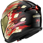 Shark Skwal i3 Jet Venum Open Face Motorcycle Helmet - Black Red Gold