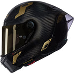 Nolan X-804 RS Ultra Carbon Aureo Motorcycle Helmet - Black Carbon Gold