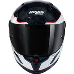 Nolan X-804 RS Ultra Carbon Asso Di Picche Motorcycle Helmet - Carbon White Red