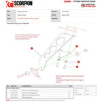 Scorpion Footrest Delete Kit For Yamaha MT-09 2024-2025
