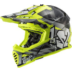 LS2 MX437 Fast Evo II Mini Crusher Youth Motocross Helmet - Black Yellow