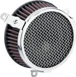 Cobra Air Cleaner Kit For Harley Davidson FLD 1690 2012-2013 Plain - Chrome
