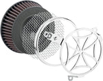 Cobra Air Cleaner Kit For Harley Davidson XL1200C 2004-2020 Cross - Chrome