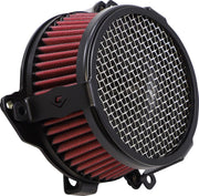 Cobra Air Cleaner Kit For Harley Davidson XL1200C 2004-2020 Plain - Black