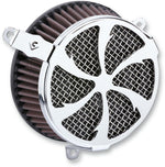 Cobra Air Cleaner Kit For Harley Davidson FLH 1868 ABS 2021 Swept - Chrome