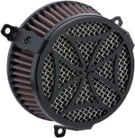 Cobra Air Cleaner Kit For Harley Davidson FLDE 1750 ABS 2018-2020 Cross - Black