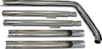 Cobra Bad Hombre Dual Exhaust System For Harley Davidson FXSTSI 1450 EFI 2004-2006 - Chrome
