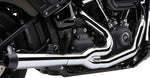 Cobra El Diablo 2:1 Exhaust System For Harley Davidson FXBRS 1868 2018-2020 - Chrome