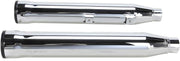 Cobra RPT 3" Silencers - Harley Davidson FXSTC1584 2007-2009 - Chrome