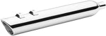 Cobra 909 Twins Silencers - Harley Davidson FLTRX1690 Road Glide 2011-2016 - Chrome