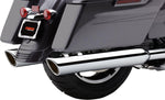 Cobra 909 Twins Silencers - Harley Davidson FLTRX1690 Road Glide 2011-2016 - Chrome