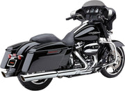 Cobra 909 Twins Silencers For Harley Davidson FLTRXSTSE 1977 2024 - Chrome