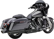 Cobra 909 Twin Silencers For Harley Davidson FLHFB 1868 ABS 2023 - Raven Black