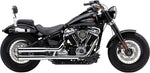 Cobra RPT 3" Silencers For Harley Davidson FXST 1750 2020-2024 - Chrome
