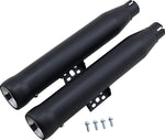 Cobra Neighbor Hater Silencers For Harley Davidson FLTRXSE 1977 2023-2024 - Black