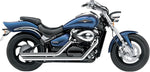 Cobra Streetrod Slashdown Exhaust System For Suzuki VL 800 LC 2001-2004 - Chrome