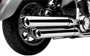 Cobra Scalloped Tip Silencers - Kawasaki VN 1700 2011-2013 - Chrome