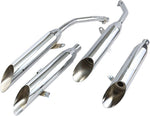Cobra Slashcut Silencers - Honda VF 750 C2 Magna Deluxe 1997-2003 - Chrome
