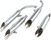 Cobra Slashcut Silencers - Honda VF 750 C2 Magna Deluxe 1997-2003 - Chrome