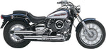 Cobra Classic Deluxe Silencers For Yamaha XVS 650 A 1998-2003 - Chrome