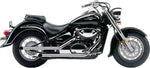 Cobra Drag Pipes Exhaust System - Suzuki VZ 800 2005-2008 - Chrome