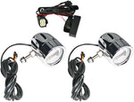 Custom Dynamics ProBeam LED Halo Fog Lamps For Harley Davidson FLHRSE5 1800 2013 Chrome Clear