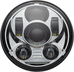 Custom Dynamics 5.75" LED Headlamp For Harley Davidson FLSTSB 1584 2008-2011 Chrome Clear