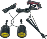 Custom Dynamics ProBeam LED Halo Fog Lights For Harley Davidson FLH 1868 2021 Black Yellow