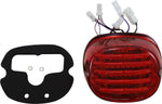 Custom Dynamics ProBeam Integrated Low Profile LED Taillights with Auxiliary Turn Signals For Harley Davidson FLD 1690 2012-2013 Rear Red