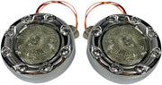 Custom Dynamics ProBeam Bullet Ringz 1157 Front Turn Signals For Harley Davidson FLD 1690 2012-2013 Front Chrome Smoke