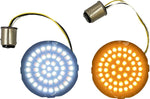 Custom Dynamics Genesis 4 Amber White LED Turn Signal Inserts For Harley Davidson FLD 1690 2012-2013