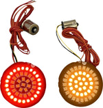 Custom Dynamics Dynamic Clusters 2 LED Turn Signal Inserts For Harley Davidson FLD 1690 2012-2013 Rear