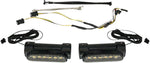 Custom Dynamics Dynamic Amber White Engine Guard LEDs For Harley Davidson FLH 1868 2021 Black Smoke