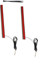 Custom Dynamics Plug & Play Red Plasma Rods For Harley Davidson FLD 1690 2012-2013 Smoke