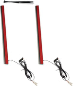 Custom Dynamics Plug & Play Red Plasma Rods For Harley Davidson FLD 1690 2012-2013 Smoke