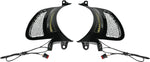 Custom Dynamics Genesis 4 Dynamic LED Road Glide Vent Inserts For Harley Davidson FLTRK 1868 2020-2024 Black Smoke