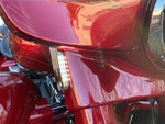 Custom Dynamics ProBeam Dynamic Strips V2 Front Turn Signals For Harley Davidson FLH 1868 2021 Chrome Smoke