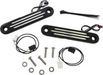Custom Dynamics ProBeam Dynamic Strips V2 Front Turn Signals For Harley Davidson FLHT 1584 2007-2008 Contrast Smoke