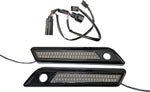 Custom Dynamics Saddlebag Latch Dual Color Accent Lights For Harley Davidson FLH 1868 2021 Smoke
