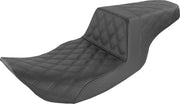 Saddlemen Step Up Full Lattice Stitch Seat For Harley Davidson FLHR 1340 1997-1998 - Black