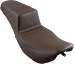 Saddlemen Rear Lattice Stitch Step Up Seat For Harley Davidson FLHR 1340 1997-1998 - Brown