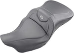Saddlemen Extended Reach RoadSofa Seat For Harley Davidson FLHR 1584 2008 - Black Silver