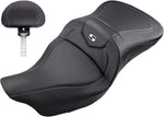 Saddlemen Roadsofa Carbon Fibre Seat For Harley Davidson FLHR 1584 2008 - Black