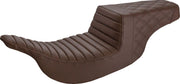 Saddlemen Front Tuck-n-Roll Step Up Seat For Harley Davidson FLHT 1340 1997-1998 - Brown